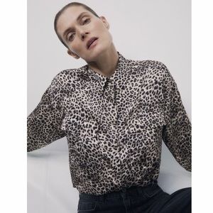 ZARA ZARA ANIMAL PRINT SATIN